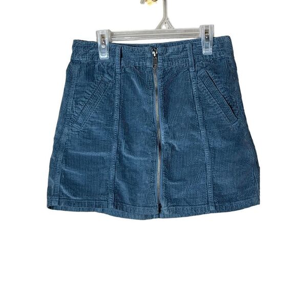 American Eagle High Rise A-Line Corduroy skirt Size 0 - Picture 1 of 6